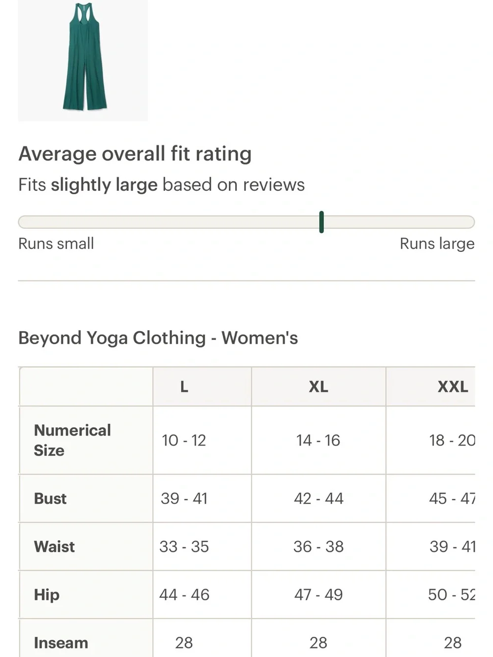 NWT Beyond Yoga Featherweight Hang Loose Jumpsuit - XL